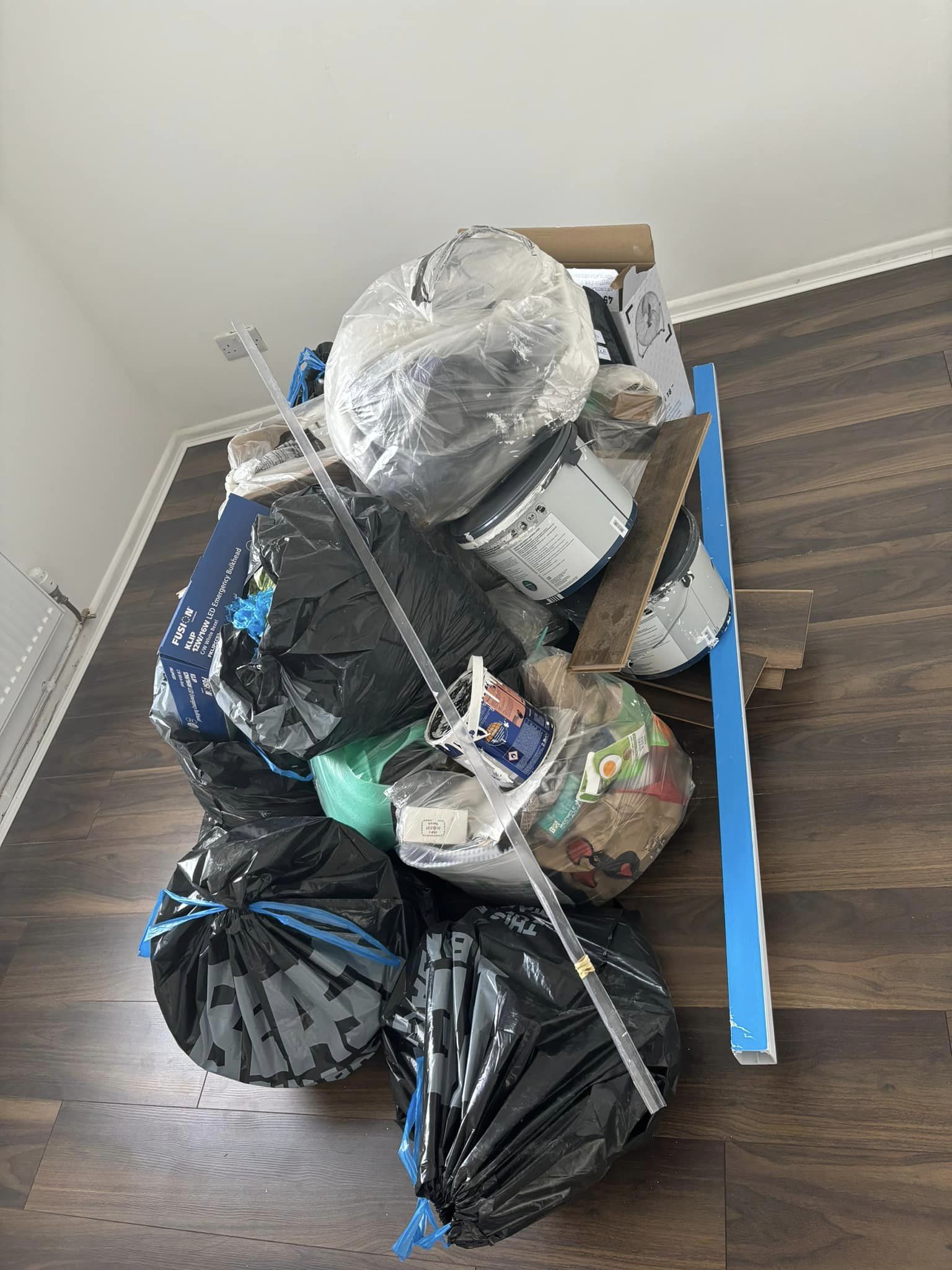 Domestic Waste Clearance in Caerphilly, South Wales