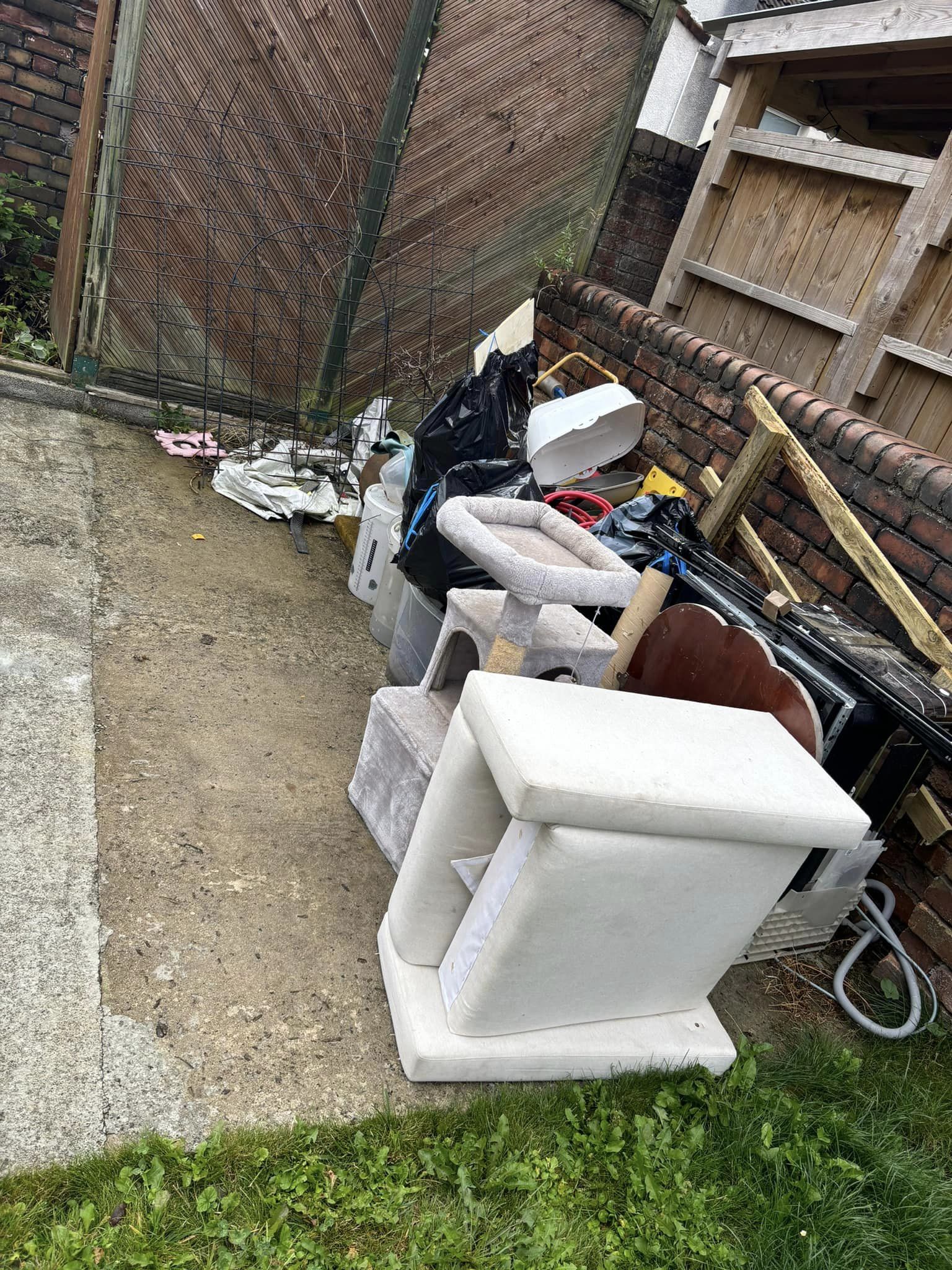 Domestic Waste Clearance in Caerphilly, South Wales